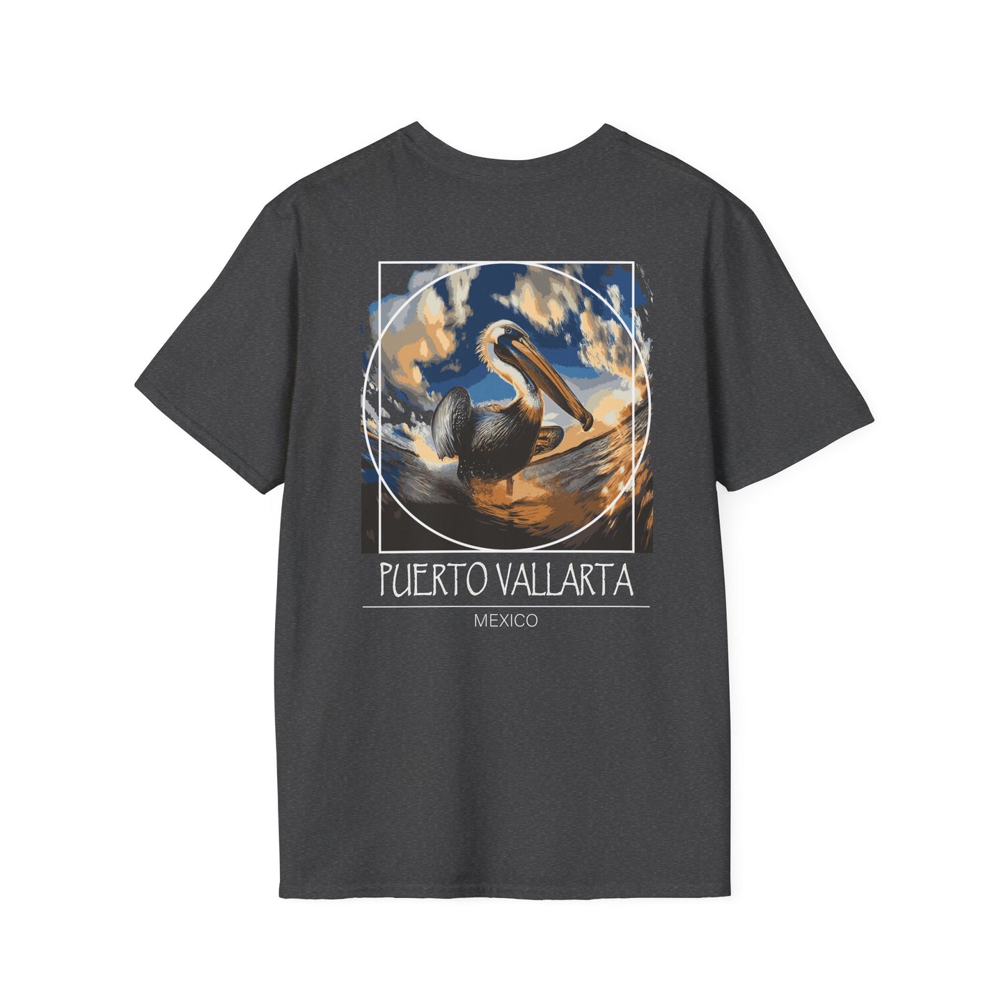 Pelican Waves Unisex T-Shirt Dark Heather