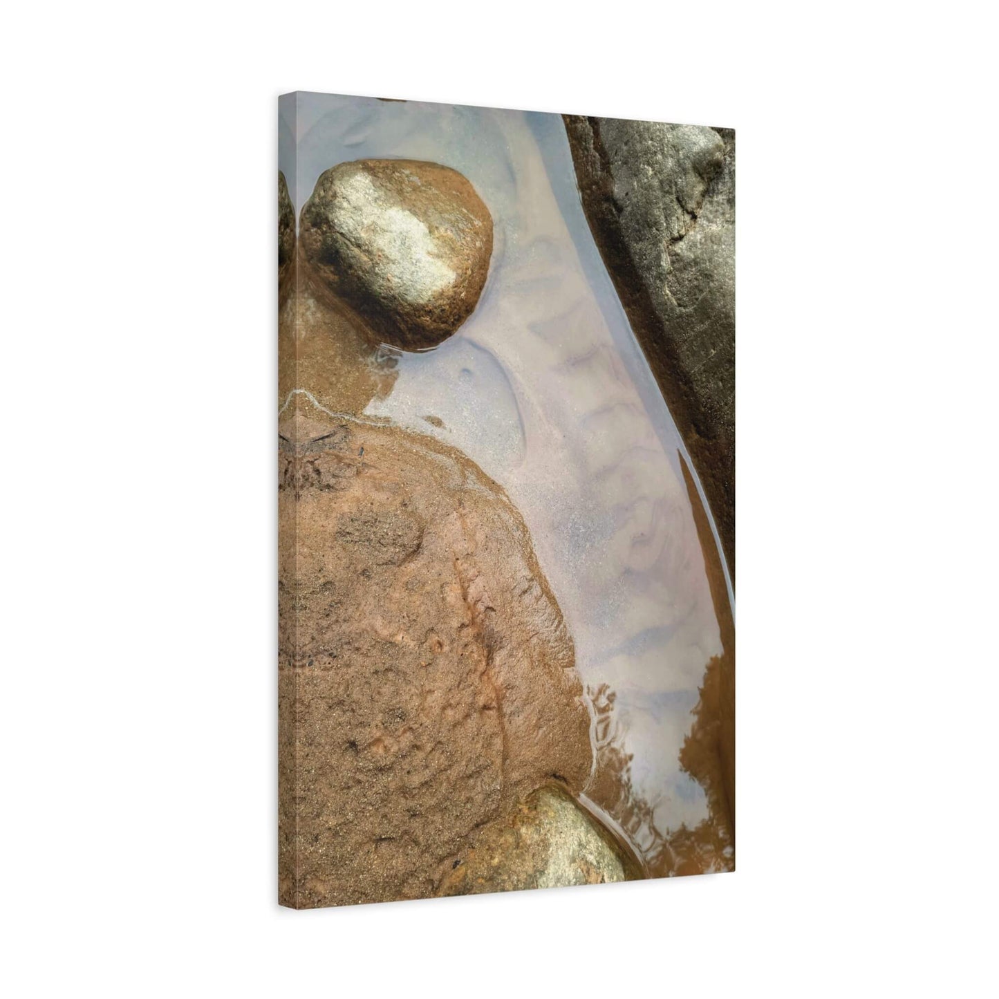 canvas print mountain river bottom in sierra madres jalisco mexico 16x24