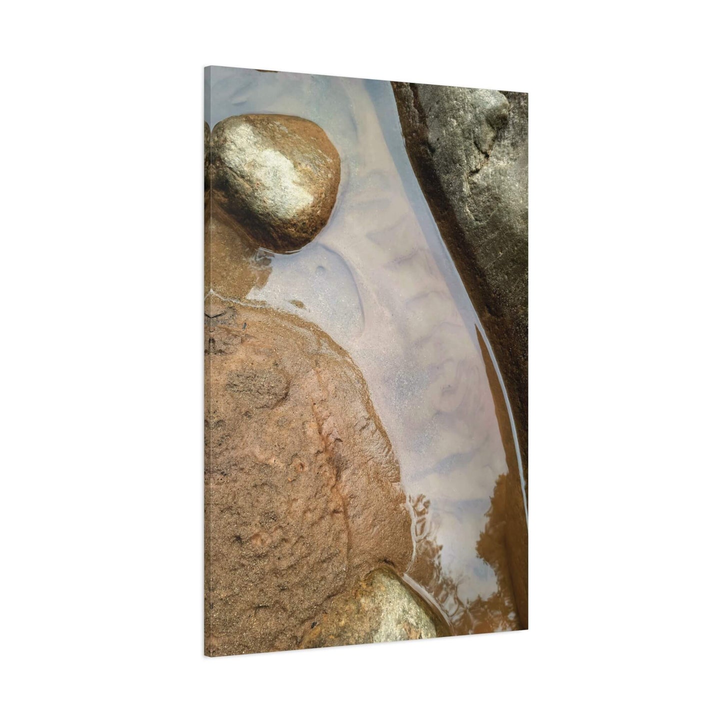 canvas print mountain river bottom in sierra madres jalisco mexico 32x48