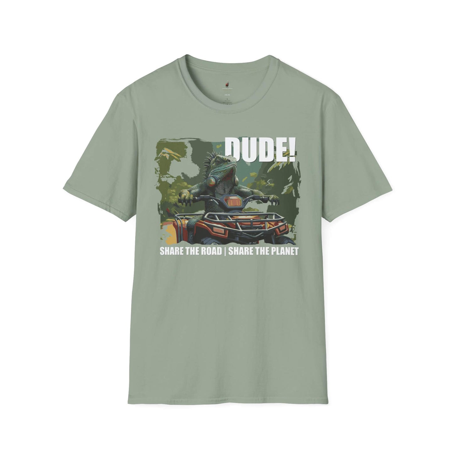 iguana adventure unisex t-shirt sage