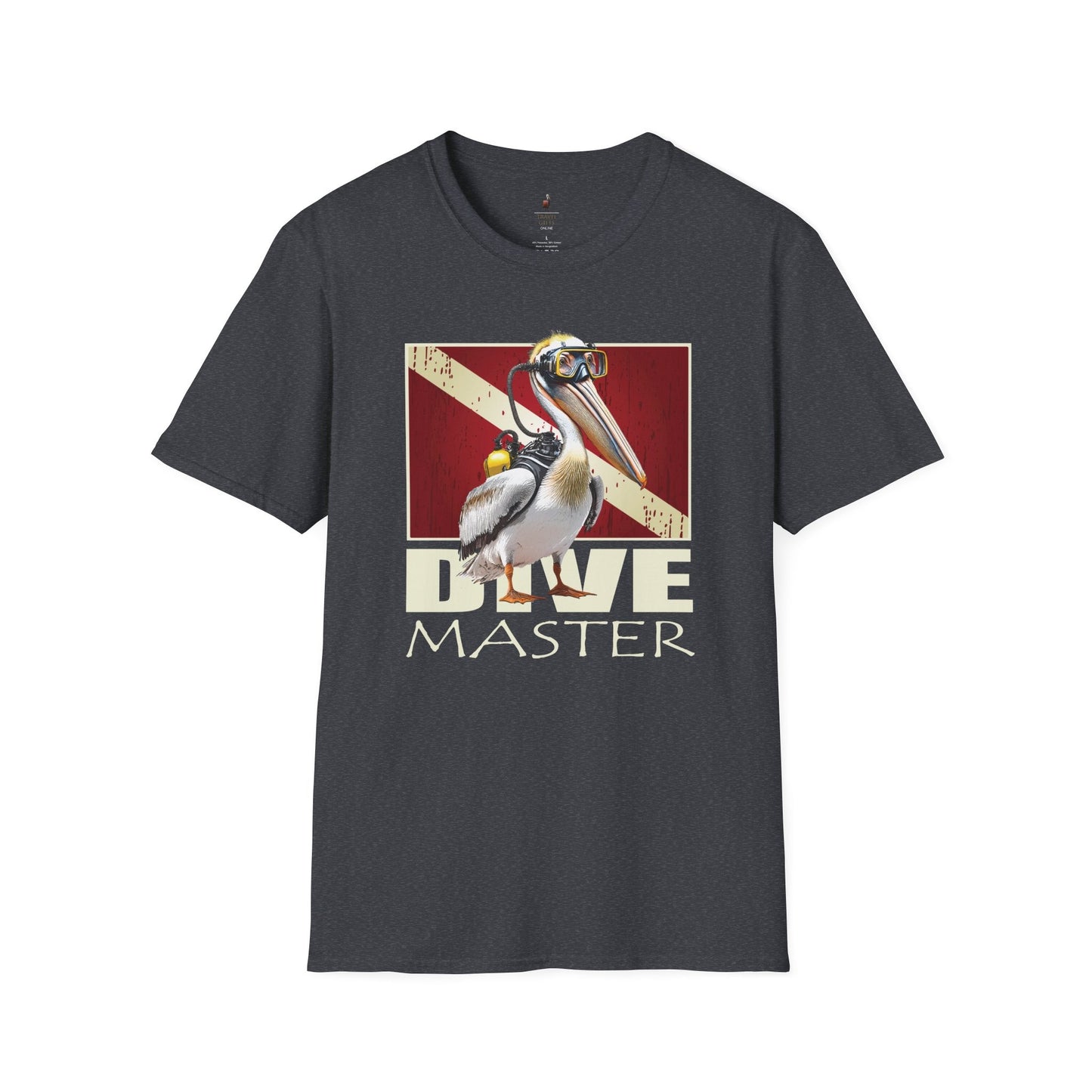 pelican dive master unisex t-shirt dark heather