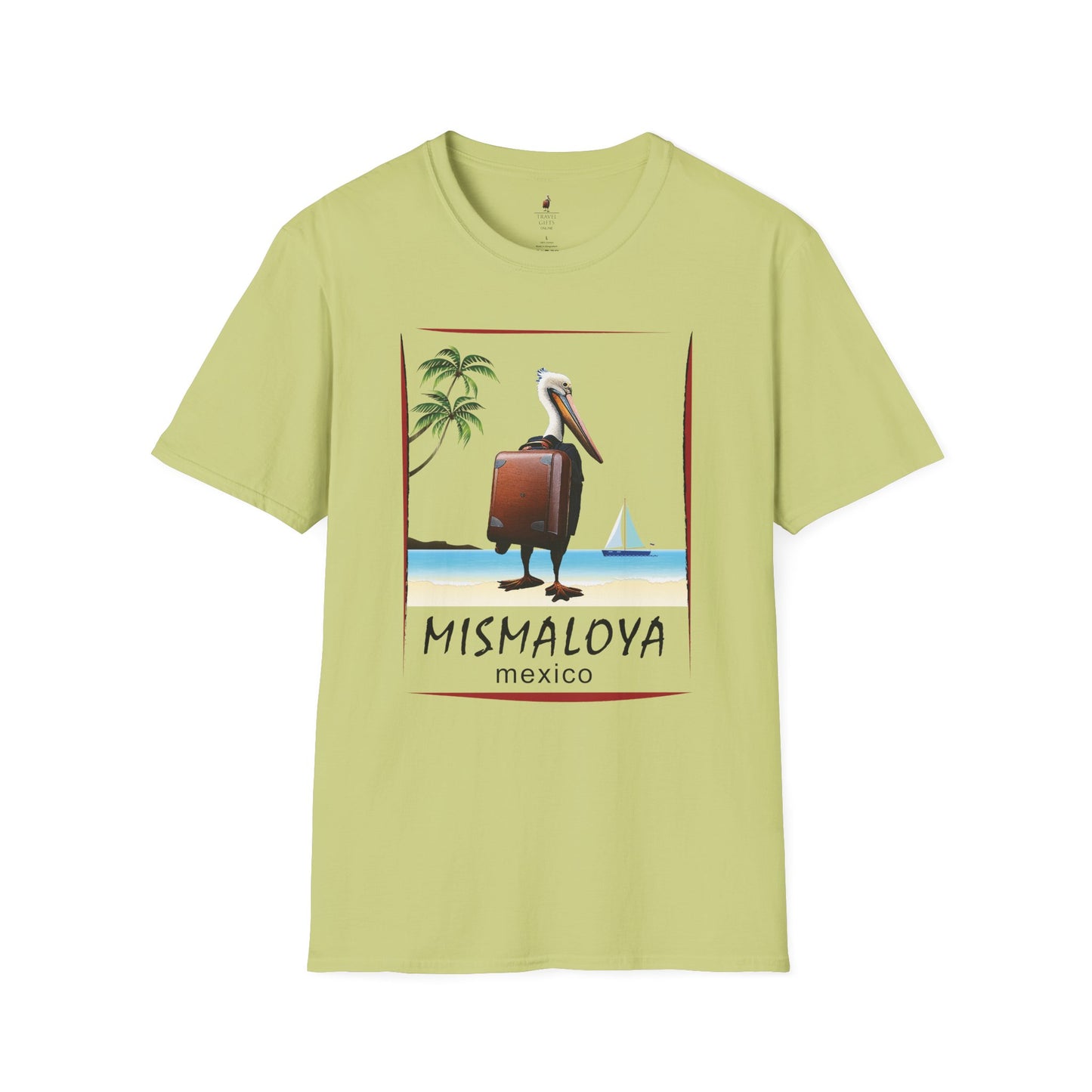 Mismaloya Mexico Unisex Softstyle T-Shirt - Relaxed Beach Vibe, Perfect for Travel and Casual Wear