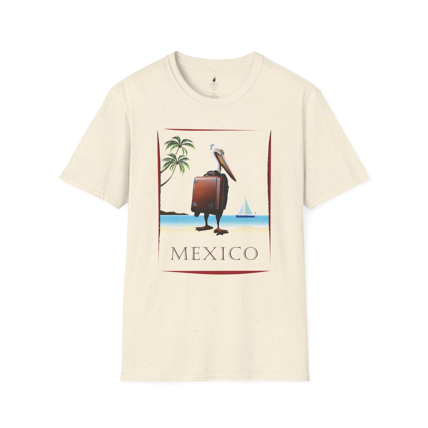 Mexico Unisex Softstyle T-Shirt - Relaxed Beach Vibe, Perfect for Travel and Casual Wear