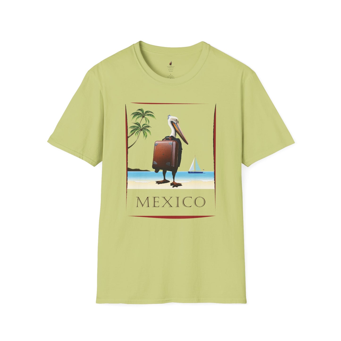 Mexico Unisex Softstyle T-Shirt - Relaxed Beach Vibe, Perfect for Travel and Casual Wear