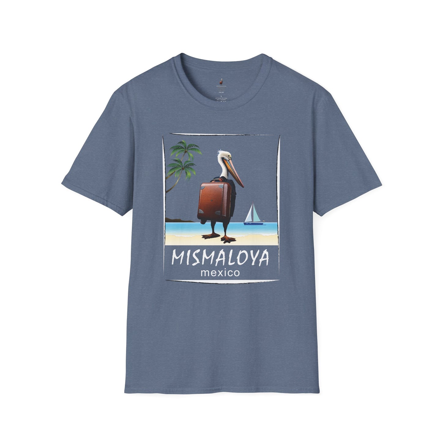 Mismaloya Mexico Unisex Softstyle T-Shirt - Relaxed Beach Vibe, Perfect for Travel and Casual Wear