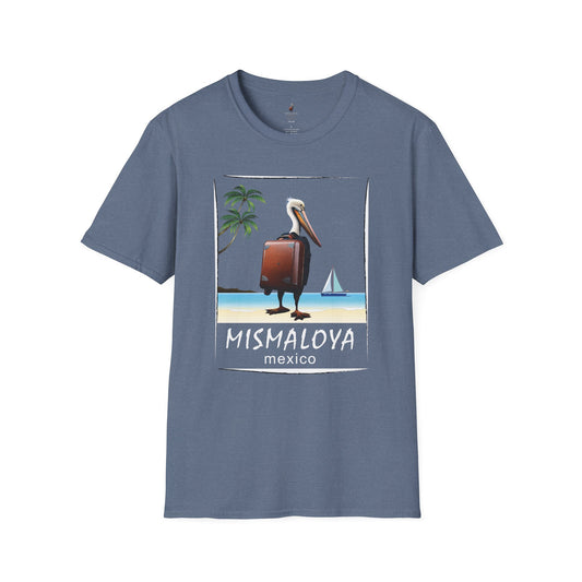 Mismaloya Mexico Unisex Softstyle T-Shirt - Relaxed Beach Vibe, Perfect for Travel and Casual Wear