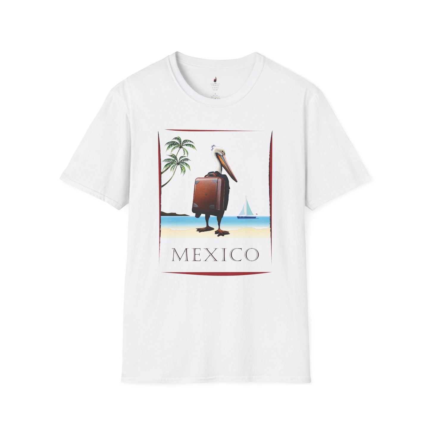 Mexico Unisex Softstyle T-Shirt - Relaxed Beach Vibe, Perfect for Travel and Casual Wear