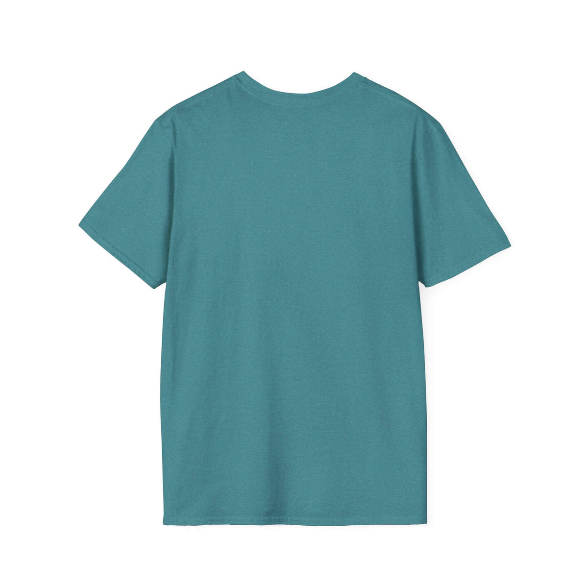 Protect the Manatees Conservation Unisex T Shirt Back Heather Galapagos Blue