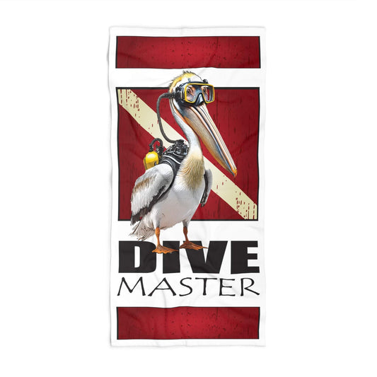 beach towel natures best diver pelican dive master design
