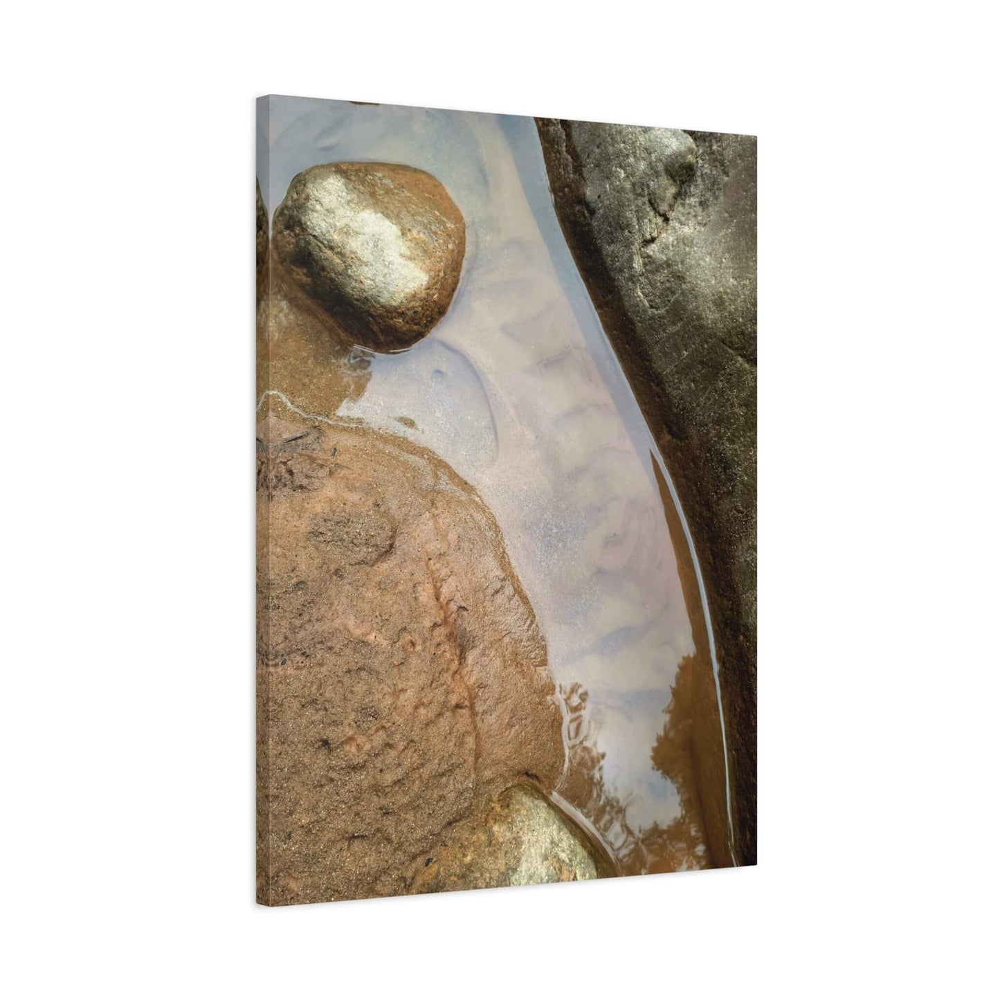 canvas print mountain river bottom in sierra madres jalisco mexico 24x32