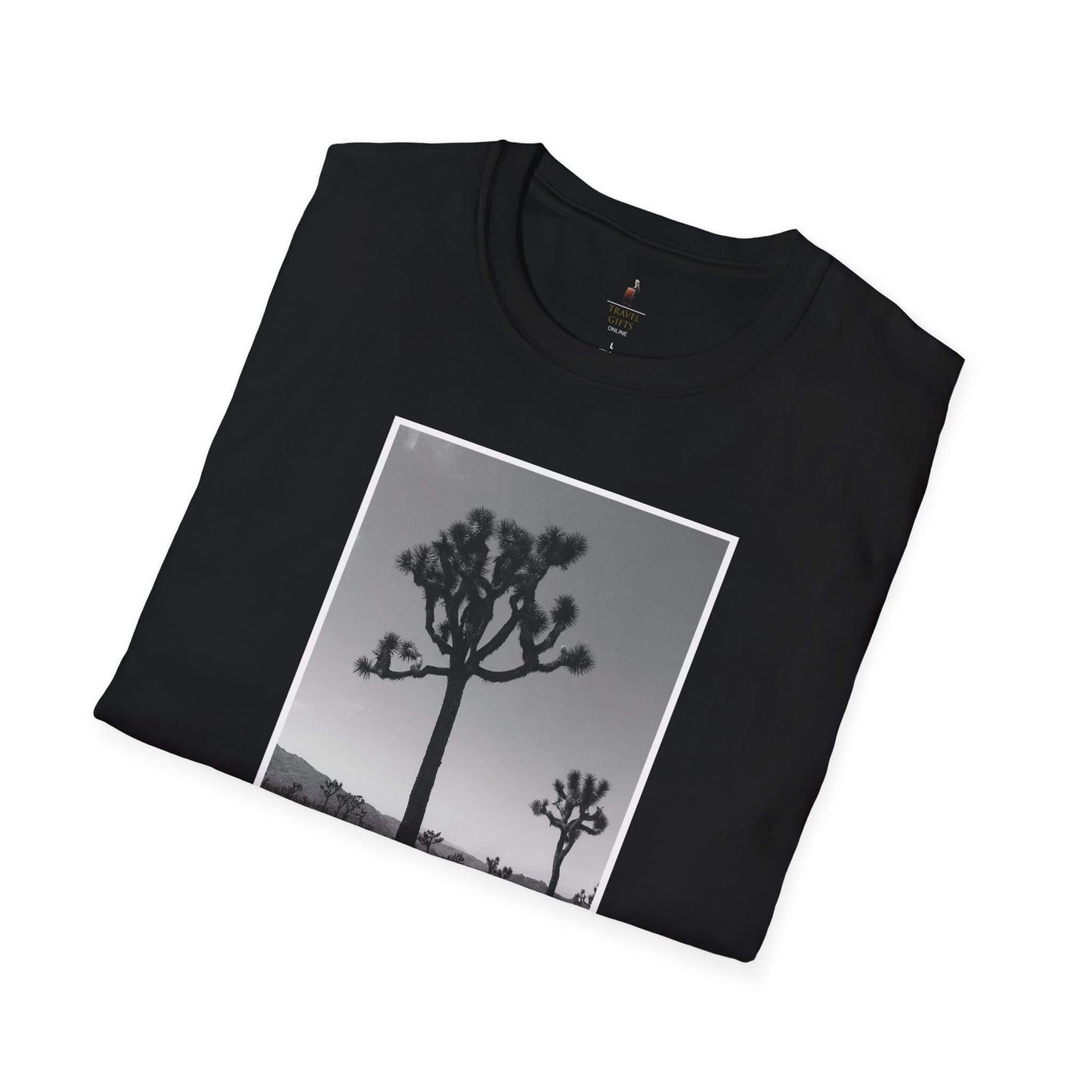 joshua tree national park unisex t-shirt 2 black folded