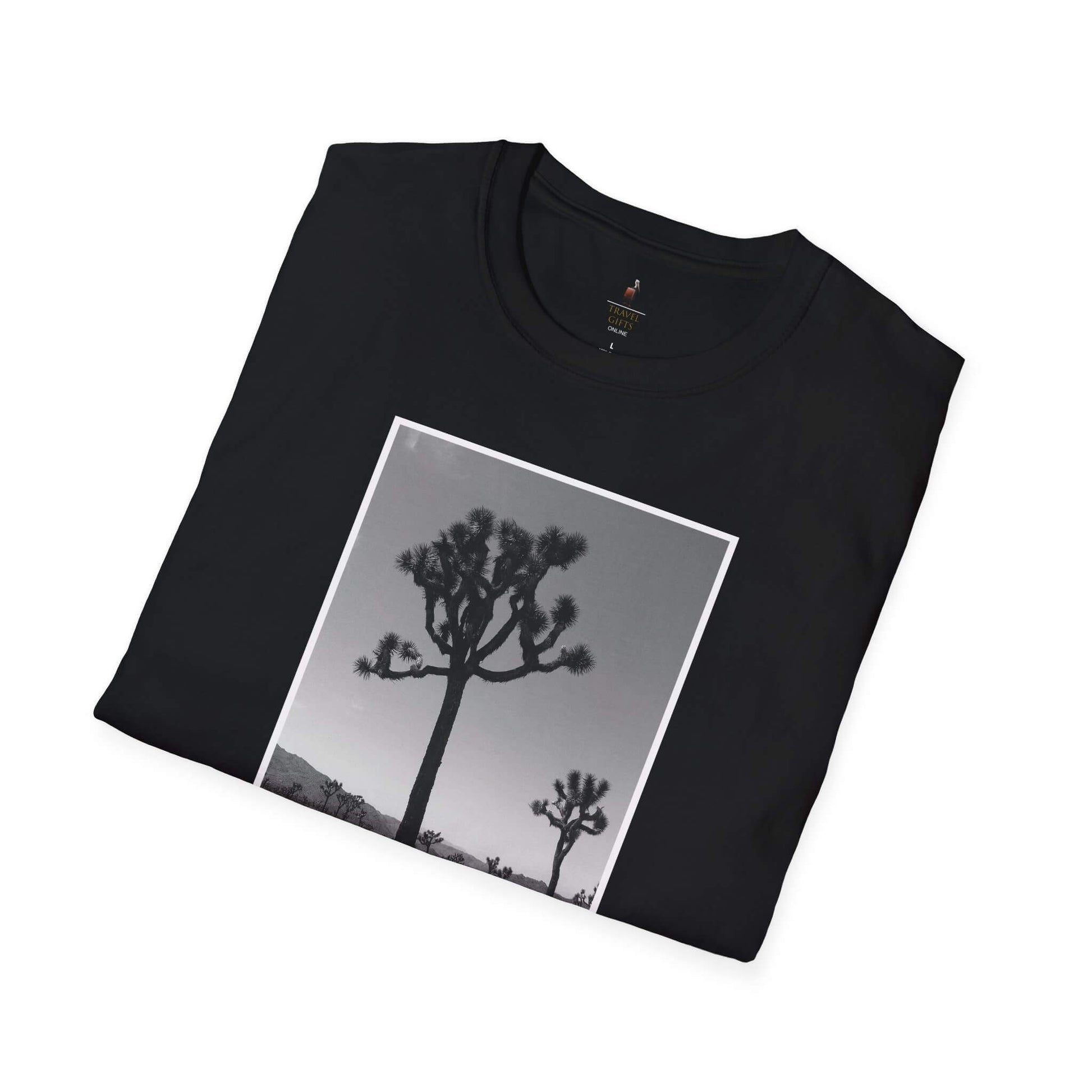 joshua tree national park unisex t-shirt 2 black folded