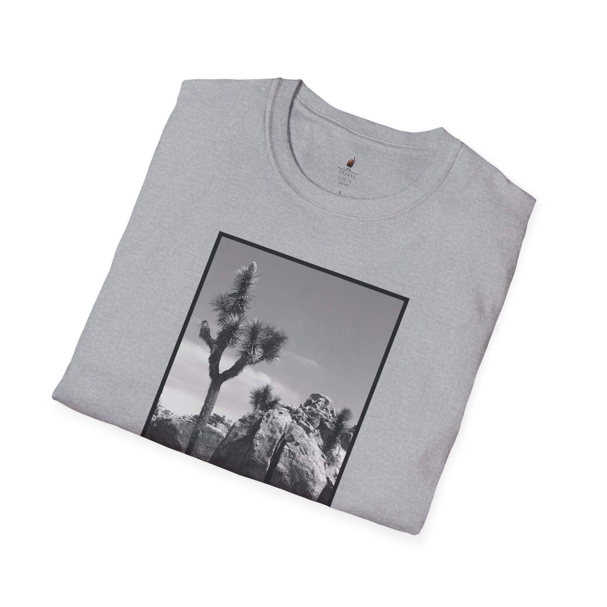 joshua tree national park unisex t-shirt sport grey folded