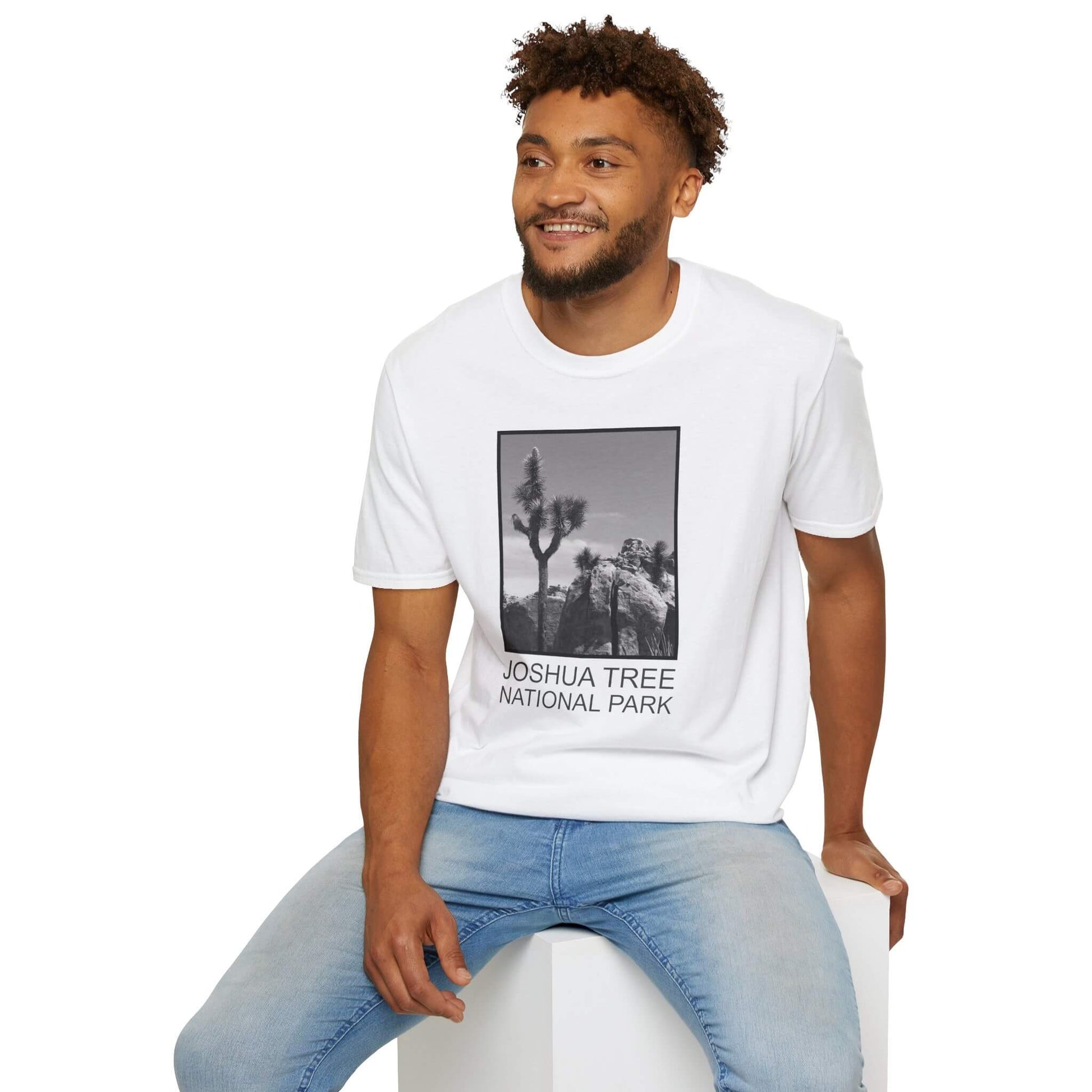 joshua tree national park unisex t-shirt white man