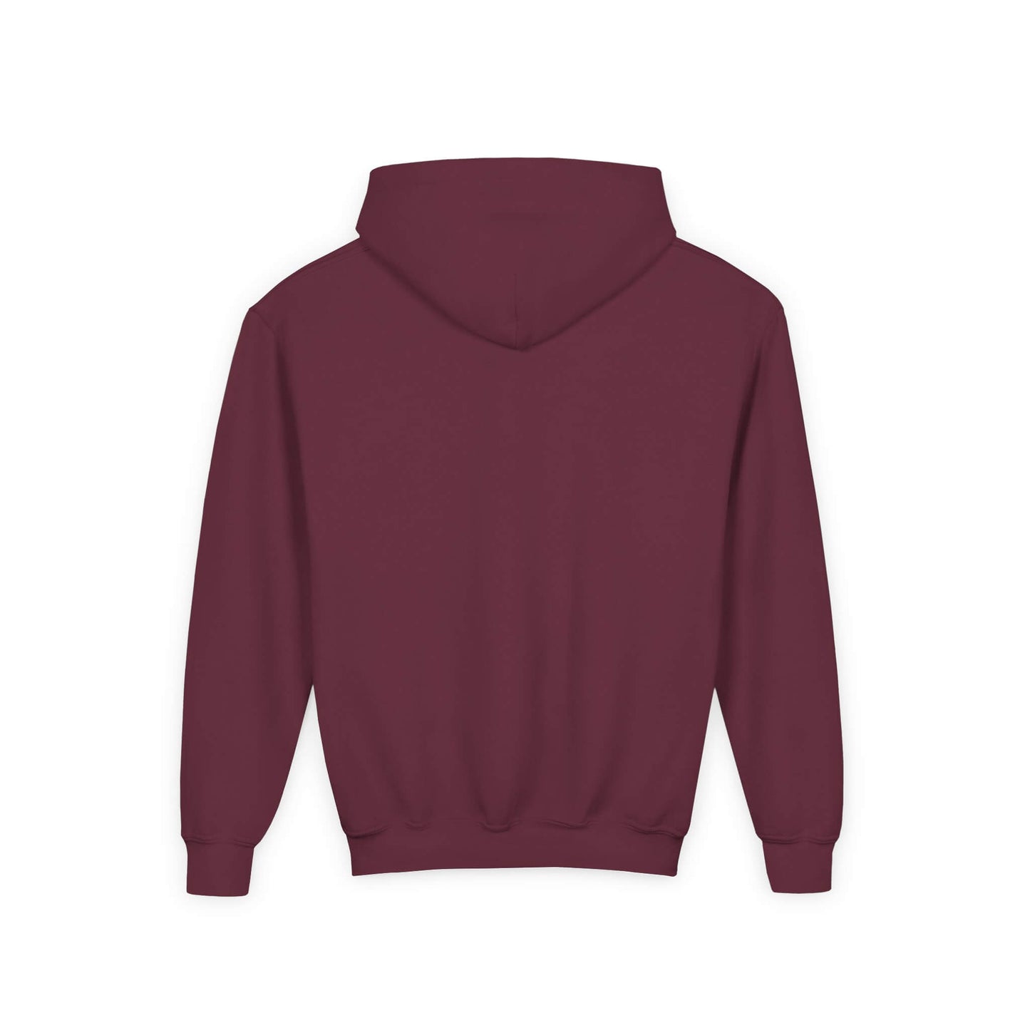 kids blue footed boobie paddleboarding sweatshirt maroon back