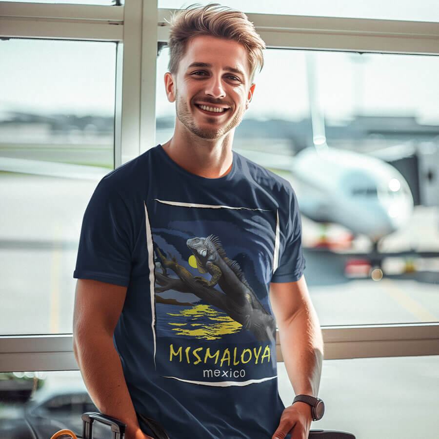 mismaloya mexico t-shirt night airport