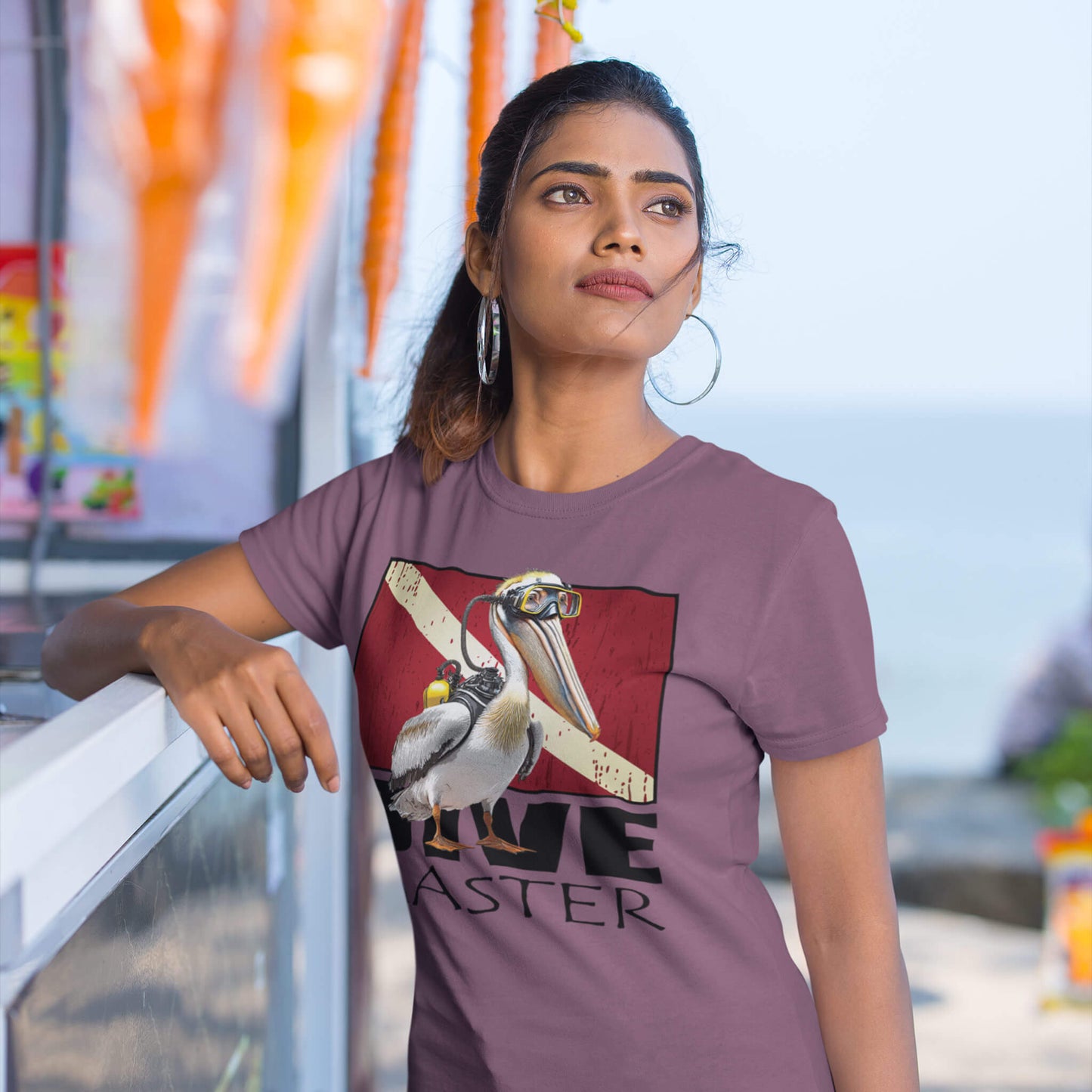 pelican dive master unisex t-shirt paragon woman