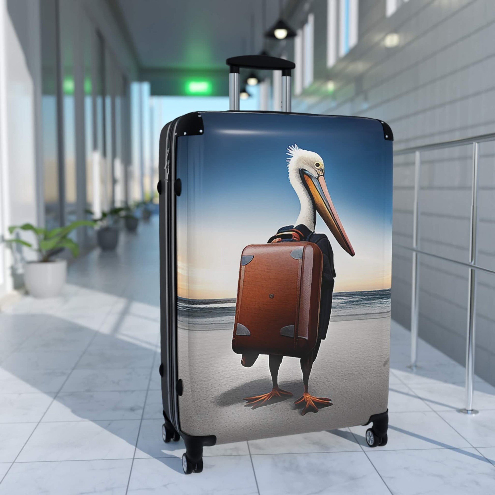 suitcase for explorers and adventure lovers alike floor